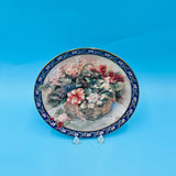 Lena Liu's Basket Bouquets Begonias Collectible Floral Plate by W S George