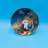 Childhood Almanac Plate Series Star Spangled Sky by Sandra Kuck