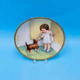 The Reward by Bessie Pease Gutmann Decorative Plate - A Child's Best Friend from Hamilton China