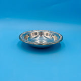 Sheridan Silver Roses Silver Plate Bowl - Sheridan Repousse Silver Plate Bowl