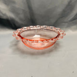 Open Lace Pink Depression Glass Bowl by Anchor Hocking