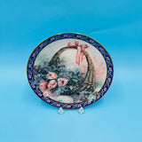 Lena Liu's Basket Bouquets Tulips and Lilacs Collectible Floral Plate by W S George