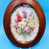 Lena Liu's Floral Cameos Remembrance Collectible Floral Plate by The Bradford Exchange Wall Decor Plate