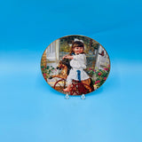 Me and My Pony Decorative Plate by Sandra Kuck - Hearts and Flowers by Sandra Kuck Collection