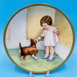 The Reward by Bessie Pease Gutmann Decorative Plate - A Child's Best Friend from Hamilton China