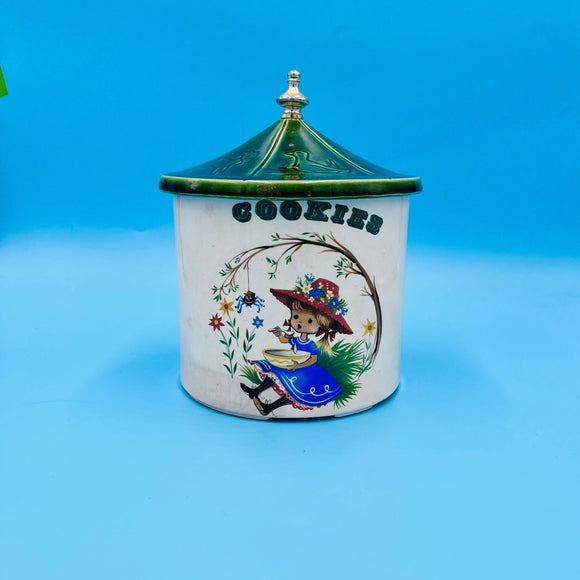 Little Miss Muffet Cookie Jar by McCoy Pottery