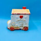 NAPCO Ceramic Flower House Cookie Jar