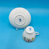 Gladstone Bone China Floral Tea Cup and Saucer