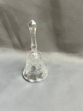 Clear Glass Ornate Bell with No Clapper - Home Decor Bell