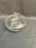 New Martinsville Glass Wheat Pattern Lidded Candy Dish