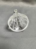 Clear Glass Ornate Bell with No Clapper - Home Decor Bell