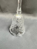 Cut Etched Glass Bell