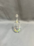 Avon Lead Crystal Floral Bell - 24% Lead Crystal Bell