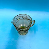 Federal Glass Rosemary Amber Creamer