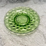 Jeannette Glass Salem Green Cubist Bread and Butter Plate