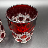 EAPG Ruby Red Block Pattern Cup