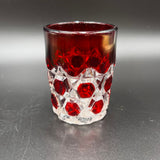 EAPG Ruby Red Block Pattern Cup