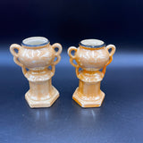 Lusterware Urns made in Czechoslovakia