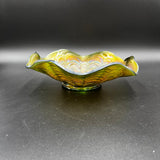 Millersburg Rosalind Ruffled Carnival Glass Bowl - Antique Millersburg Glass