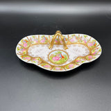 Mid-Century Royal Vienna by ARNART Love Story "Courting Couple" Serving Dish or Trinket Dish with Handle