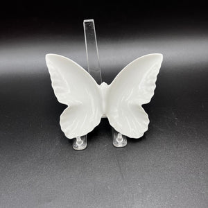 White Ceramic Butterfly Trinket Dish by OMC Japan