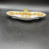 Mid-Century Royal Vienna by ARNART Love Story "Courting Couple" Serving Dish or Trinket Dish with Handle