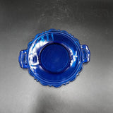 LE Smith Mount Pleasant Cobalt Low Cake Plate