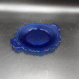 LE Smith Mount Pleasant Cobalt Low Cake Plate