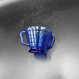 Hazel Atlas Moderntone Cobalt Blue Sugar Dish