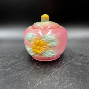 Sunglow Grease Jar by Hull Pottery