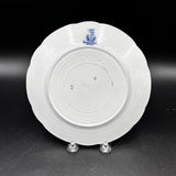 Luray Flow Blue Plate by Bishop and Stonier- Antique Flow Blue