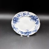 Luray Flow Blue Plate by Bishop and Stonier- Antique Flow Blue