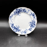 Luray Flow Blue Plate by Bishop and Stonier