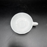 Westmoreland Paneled Grape Milk Glass Handled Dish