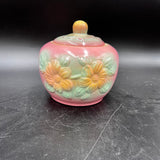 Sunglow Grease Jar by Hull Pottery