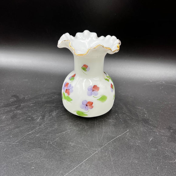 Bristol Glass Floral Vase