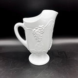 Colony Harvest Milk Glass Ice Lip Pitcher