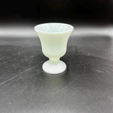 EO Brody M7000 Milk Glass Ribbed Vase