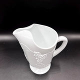 Colony Harvest Milk Glass Ice Lip Pitcher